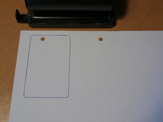 RFID delete hole template